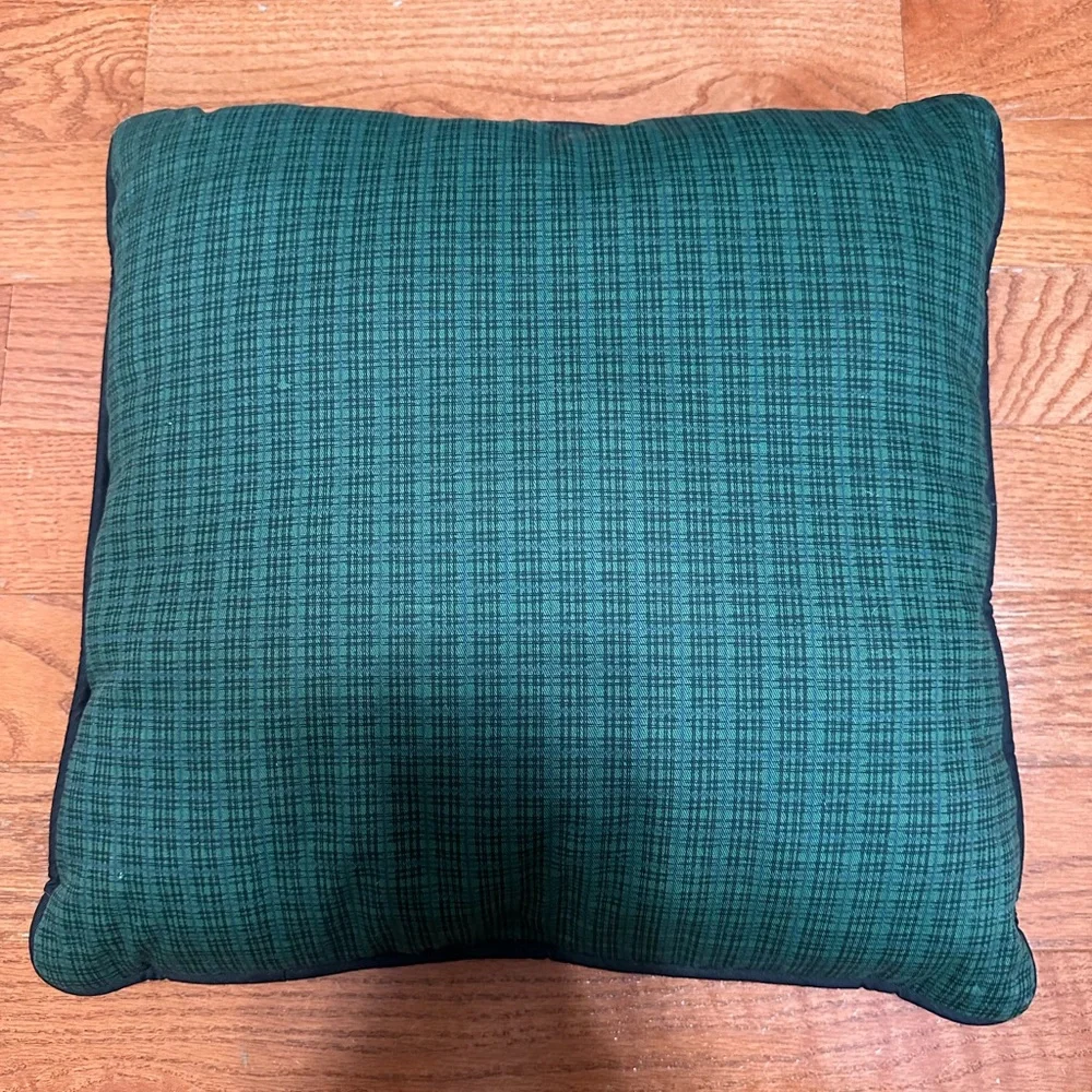 Festive Snowman Holiday decorative Throw Pillow 17” X 15.5” Approx